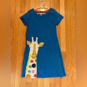 Mini Boden Giraffe appliqué dress